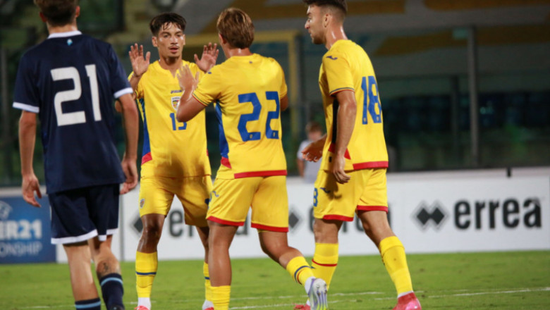 Romania a invins San Marino in preliminariile EURO 2027 U21. Clasamentul este condus de Finlanda Imagine