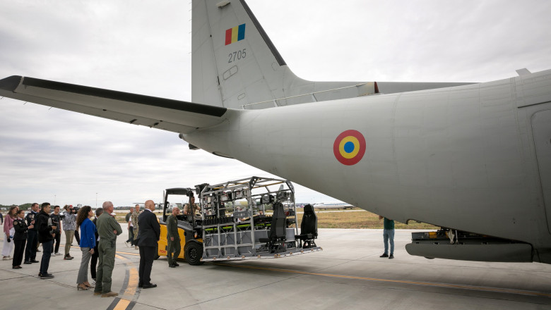 Romania are o sectie de terapie intensiva aeriana. Cum arata platforma care va ajuta la transferul pacientilor Imagine