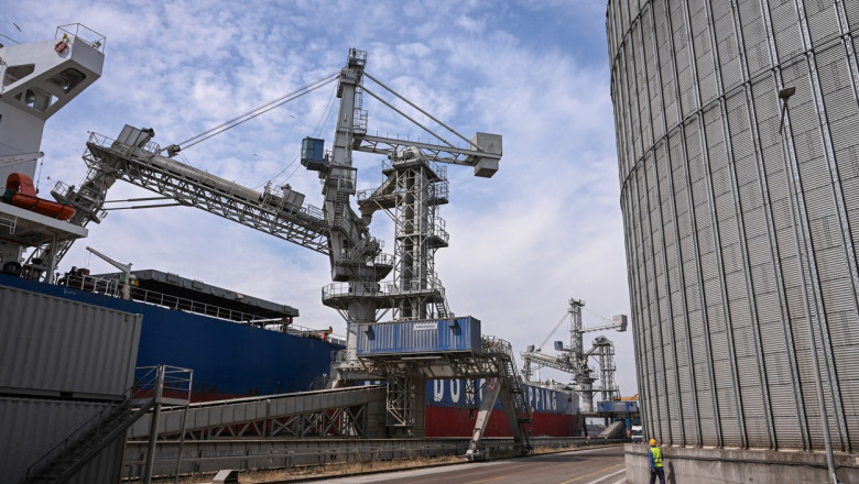 Romania primeste bani europeni pentru porturi si transportul maritim de marfuri, in contextul razboiului din Ucraina Imagine