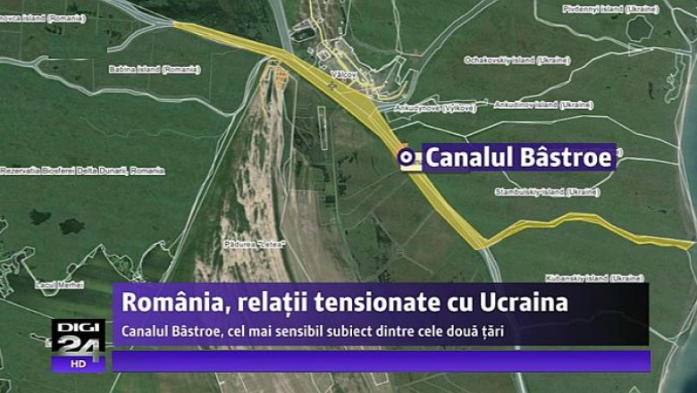 Romania, relatii tensionate cu Ucraina. Cel mai sensibil subiect, Canalul Bastroe Imagine