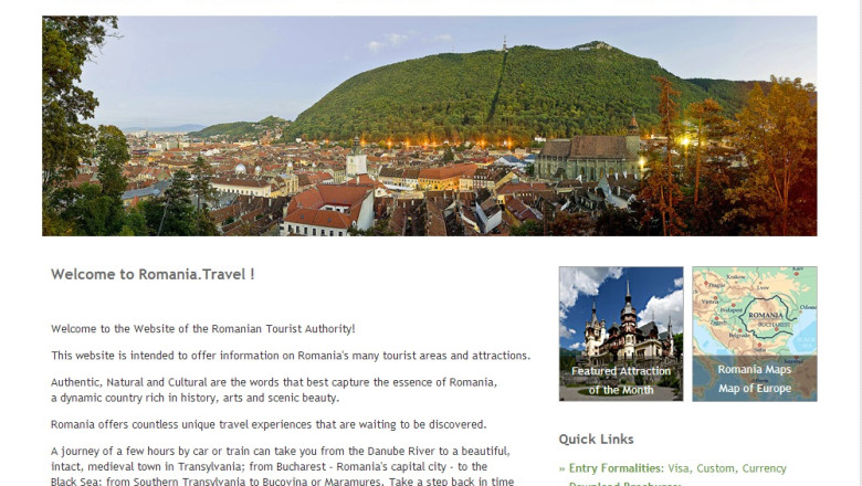 Romania va avea un portal oficial de turism. Ce informatii va contine romania.travel Imagine