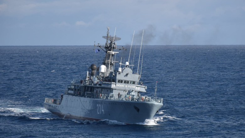 Romania va prelua comanda unei grupari navale NATO din Marea Mediterana, timp de sase luni Imagine