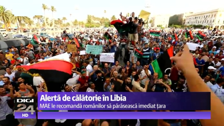 Romanii sunt sfatuiti sa paraseasca imediat Libia. Ambasada de la Tripoli ramane deocamdata deschisa Imagine