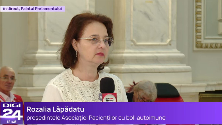 Rozalia Lapadatu, presedintele Asociatiei Pacientilor cu boli autoimune: „Sangele face diferenta intre viata si moarte” Imagine