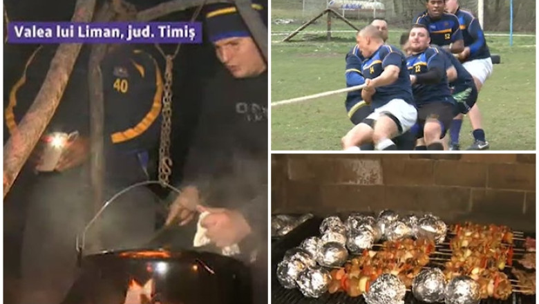 Rugbistii de la RCM Timisoara, campioni in teren si in bucatarie Imagine