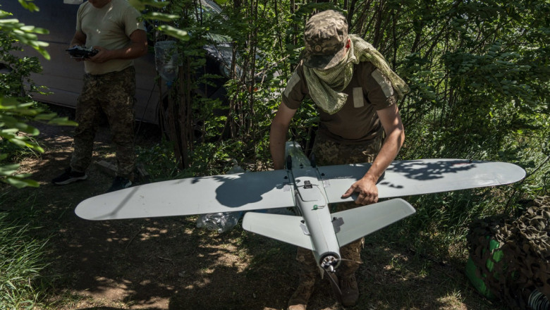 Rusia a anuntat ca a doborat 87 de drone ucrainene in cinci regiuni si Peninsula Crimeea Imagine