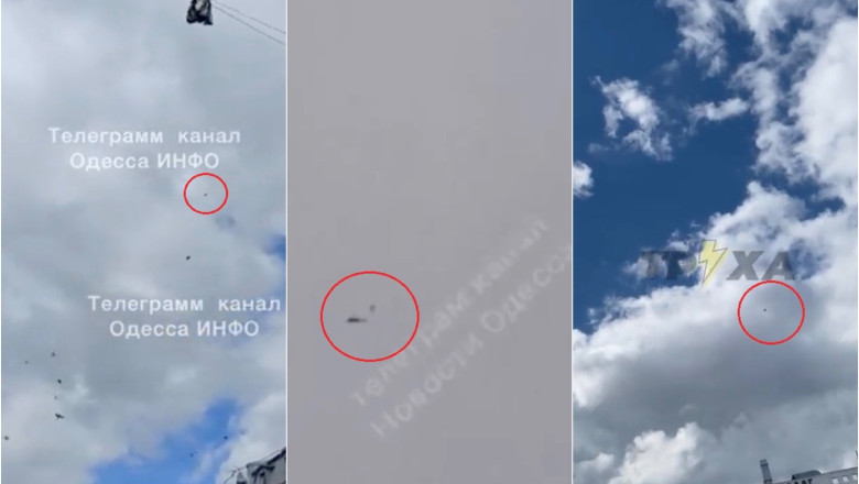 Rusia a atacat Odesa cu drone kamikaze iraniene, o persoana a murit. 6 drone, doborate de ucraineni Imagine