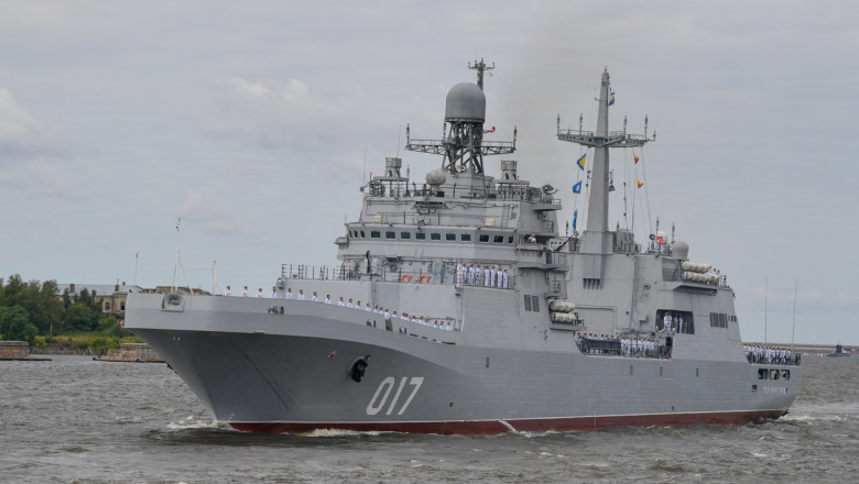 Rusia a desfasurat cel mai mare grup de nave de desant in Marea Neagra (TASS) Imagine