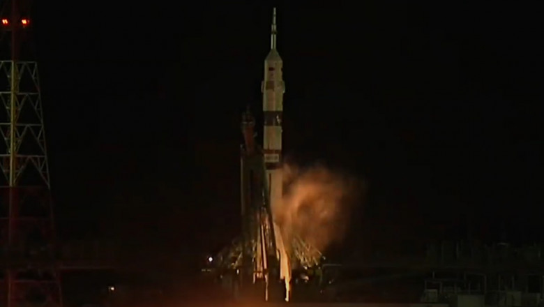 Rusia a lansat capsula Soiuz MS-26 catre Statia Spatiala Internationala. Cand se vor intoarce astronautii inapoi pe Pamant Imagine