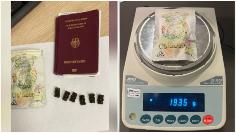Rusia a retinut un cetatean german pe motiv ca avea in bagaje jeleuri cu canabis Imagine