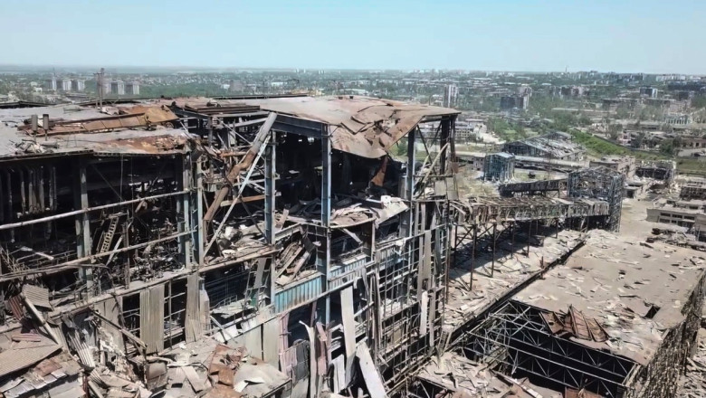 Rusia construieste "dinti de dragon" in jurul orasului Mariupol Imagine