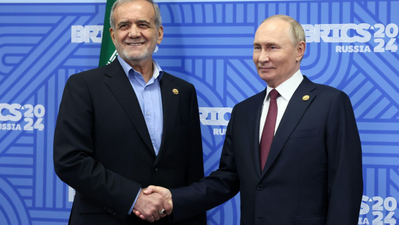 Rusia si Iranul vor semna un tratat de parteneriat in aceasta saptamana, pe modelul acordului semnat in iunie cu Kim Jong Un Imagine