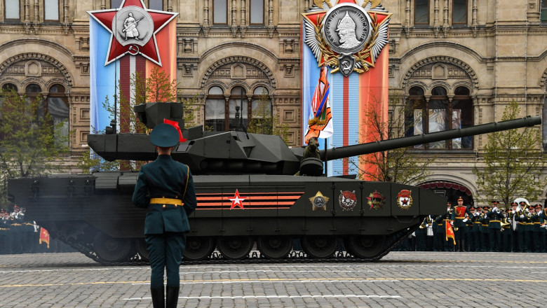 Rusia spune ca dezvolta un nou blindat pe sasiul Armata pentru a inlocui Terminator. Problema: tancul-model nu a fost testat pe front Imagine