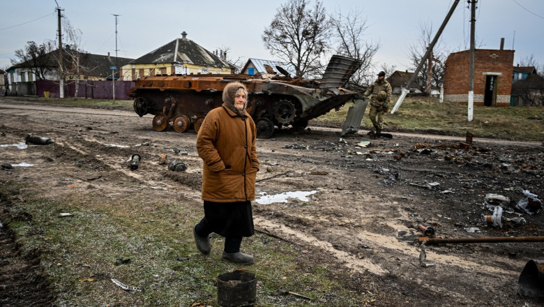 Rusia sustine ca a capturat doua asezari in regiunea Donetk, din estul Ucrainei Imagine