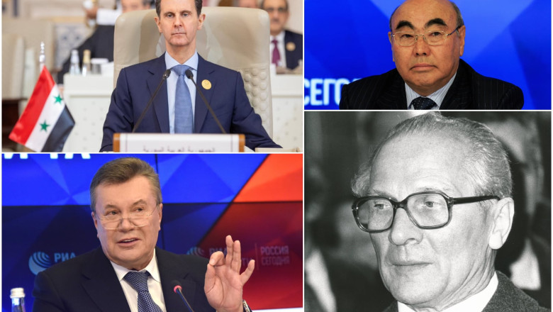 Rusia, tara in care se retrag dictatorii. Liderii pe care Moscova i-a primit cu bratele deschise cand au pierdut puterea Imagine