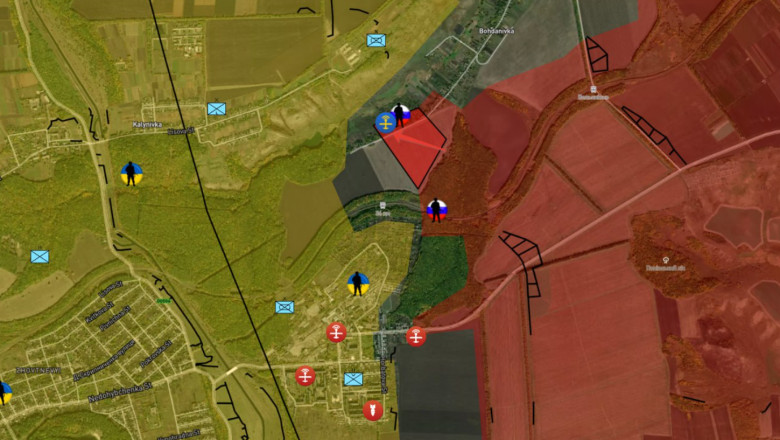 Rusii anunta ca au cucerit o localitate din apropierea orasului Ceasiv Iar, ultima reduta din regiunea Donetk Imagine