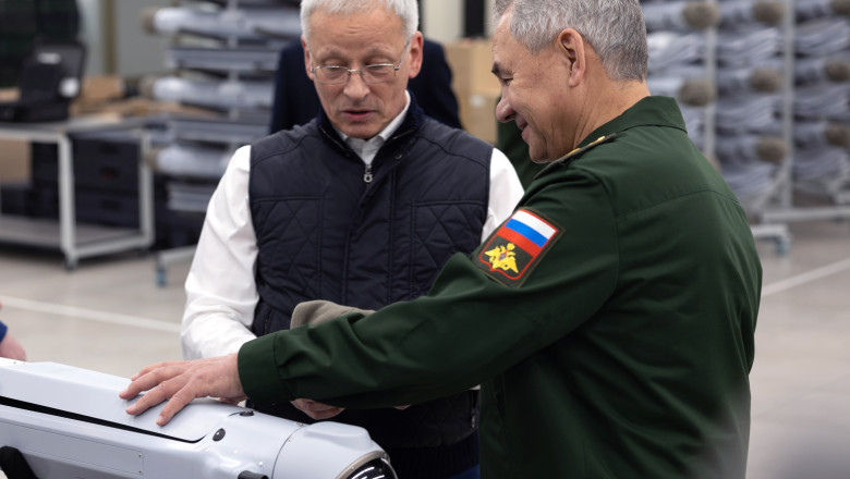 Rusii au atacat Kievul si alte regiuni din Ucraina cu zeci de drone kamikaze. Cu o zi inainte, Soigu lauda productia de drone Imagine