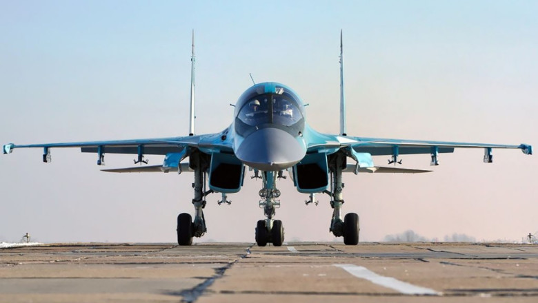 Rusii confirma pierderea unui avion Su-34, folosit intensiv in Ucraina pentru lansarea de bombe ghidate Imagine