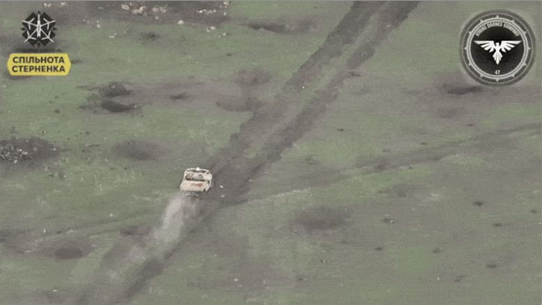 Rusii lupta pe front in „masinute de golf” chinezesti. Ce sanse are un buggy impotriva dronelor ucrainene Imagine