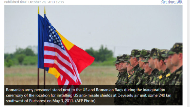 Russia Today: „Presedintele roman Trojan Basesku” a asistat la ceremonia de la Deveselu Imagine