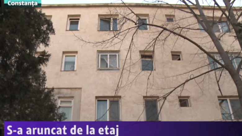 S-a aruncat de la etaj. O tanara a sarit pe geam, din apartamentul prietenului  Imagine