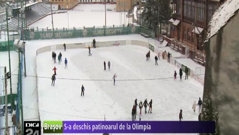 S-a deschis patinoarul de la Olimpia Imagine