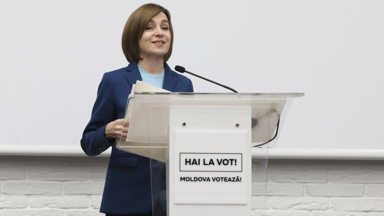 S-a incheiat numaratoarea voturilor. Maia Sandu a castigat un nou mandat de presedinte al Republicii Moldova, cu 55,33% Imagine