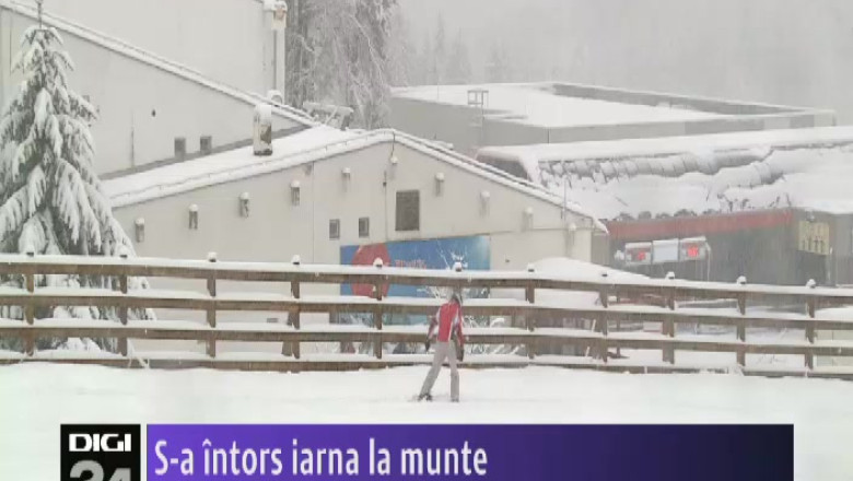 S-a intors iarna la munte  Imagine