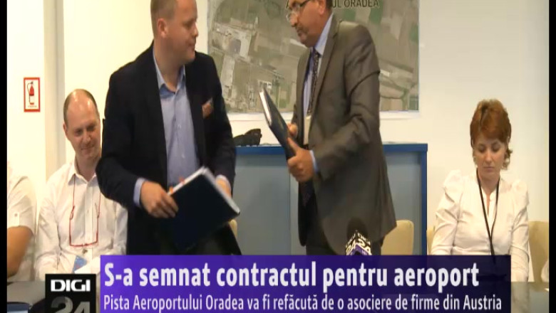 S-a semnat contractul pentru aeroportul din Oradea Imagine