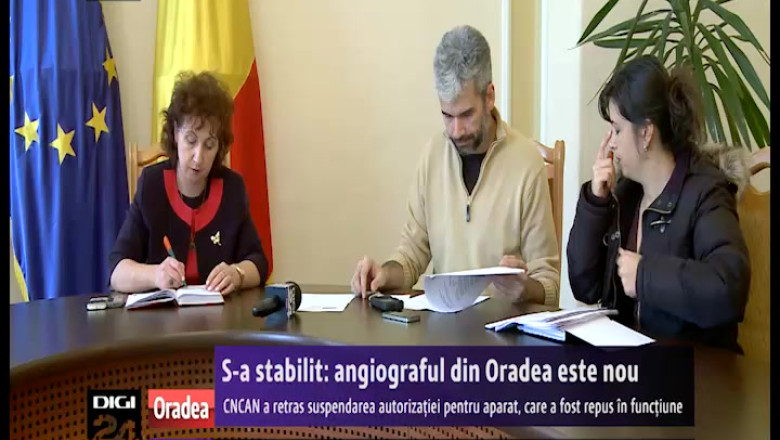 S-a stabilit: angiograful din Oradea este nou! CNCAN a retras suspendarea autorizatiei pentru aparat Imagine