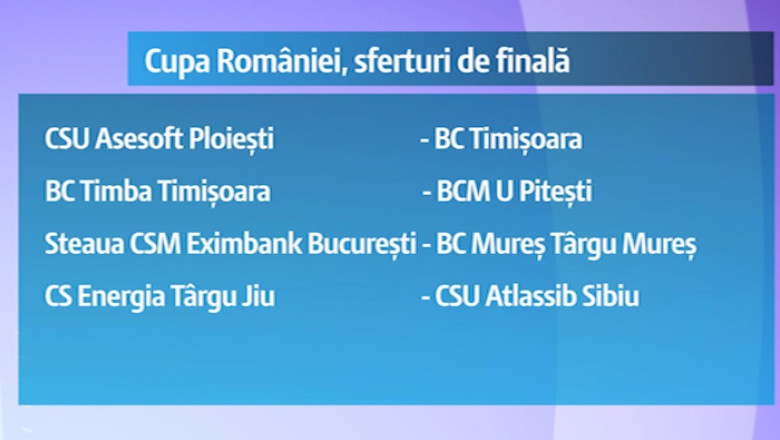 S-a stabilit tintarul Cupei la baschet  Imagine