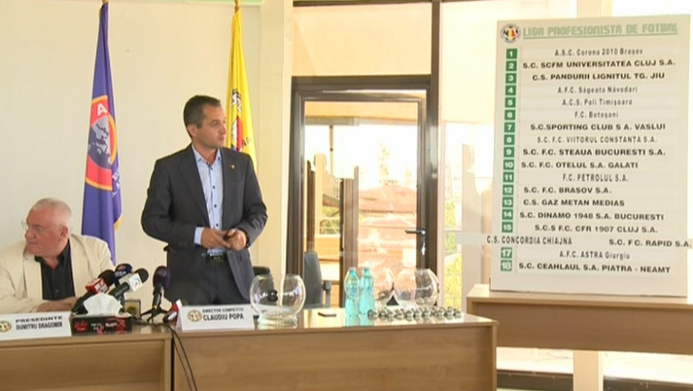 S-a tras la sorti tintarul sezonului 2013-2014 din Liga 1. Dinamo-Steaua, in etapa a IV-a Imagine