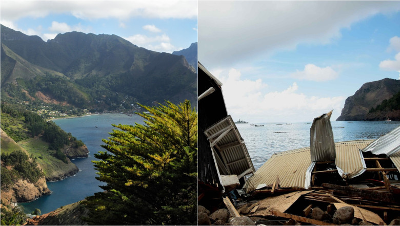 S-au culcat in pat si s-au trezit in ocean. Cum a scapat o familie de pe insula Robinson Crusoe dintr-o casa inghitita de tsunami Imagine