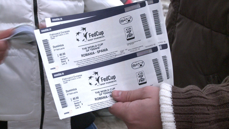 S-au vandut si ultimele bilete la Fed Cup Imagine