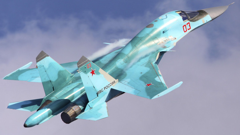 „Sa va fie pamantul cer, fratilor”. Un bombardier rusesc Su-34 a fost doborat deasupra Ucrainei, sustin surse militare din Rusia Imagine