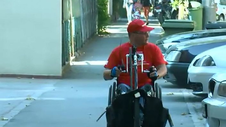 Sacrificiu pentru performanta:  Vasile Stoica, mii de kilometri, prin 12 tari, in scaunul rulant Imagine