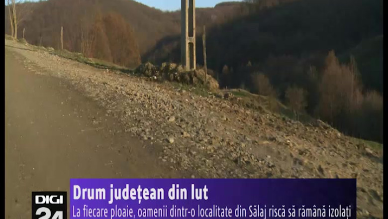 SALAJ. Incadrata la categoria drumuri judetene, o sosea nu a fost niciodata asfaltata. Lipsesc banii, se justifica autoritatile Imagine