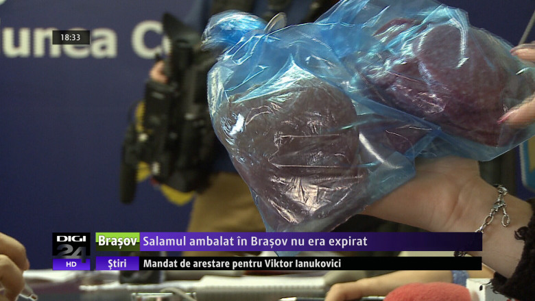 Salamul ambalat in Brasov nu era expirat Imagine