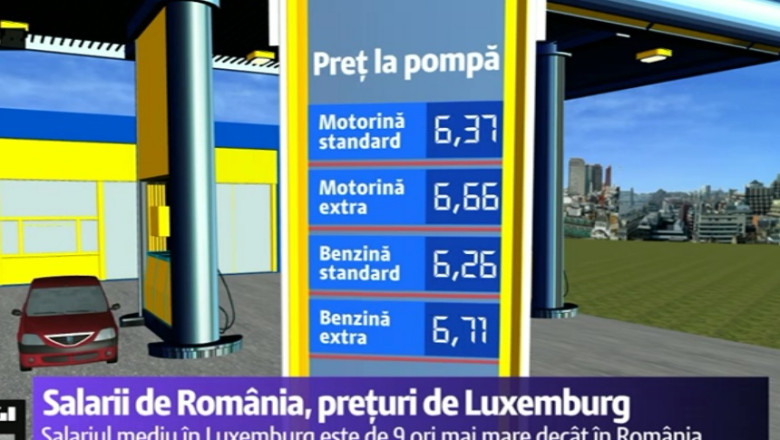 Salarii de Romania, preturi de Luxemburg Imagine
