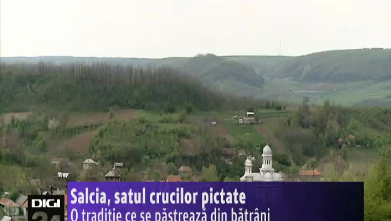 Salcia, satul crucilor pictate Imagine