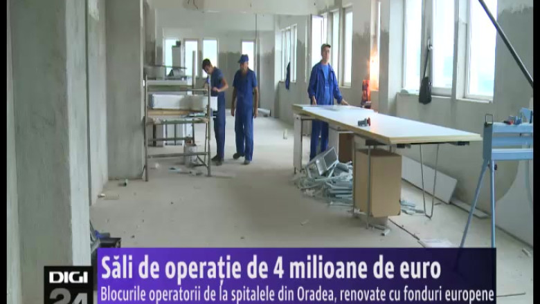 Sali de operatie de 4 milioane de euro. Blocurile operatorii de la spitalele din Oradea, renovate cu fonduri europene Imagine