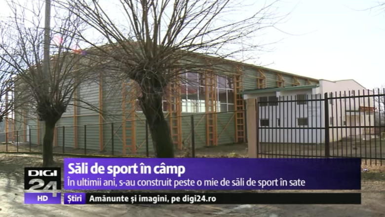 Salile de sport din mijlocul campului. Milioane de lei pentru investitii inutile in sate fara asfalt sau canalizare Imagine