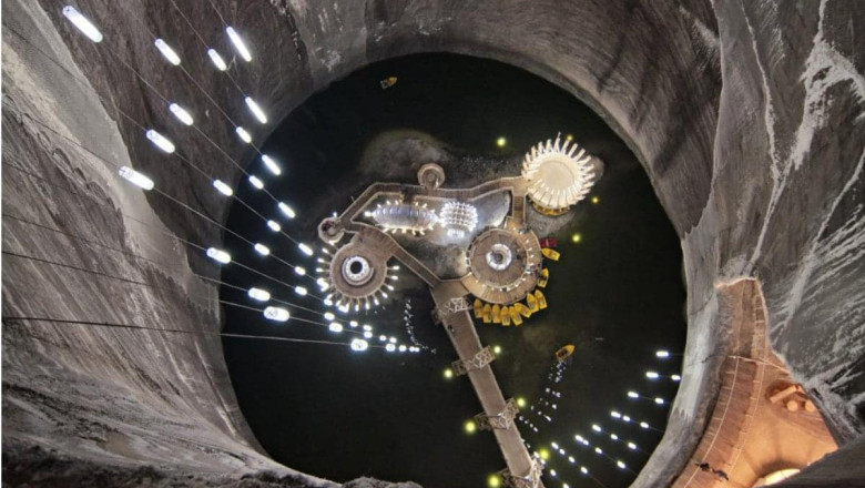 Salina Turda incepe procedurile ca sa intre in patrimoniul UNESCO. Va fi promovata in 110 aeroporturi din intreaga lume Imagine