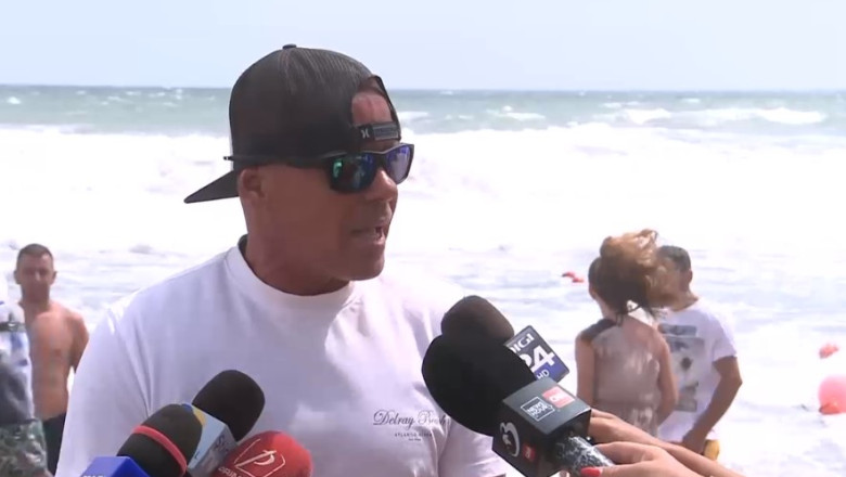 Salvamar atacat cu pietre de turisti suparati ca nu au voie in apa: M-a smucit foarte agresiv, am cazut si am dat cu capul de skijet Imagine