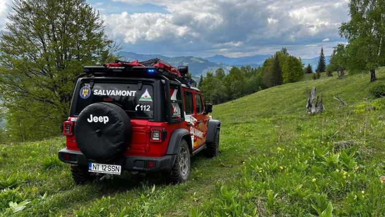 Salvamontistii l-au gasit pe ucraineanul blocat pe munte, in judetul Maramures Imagine