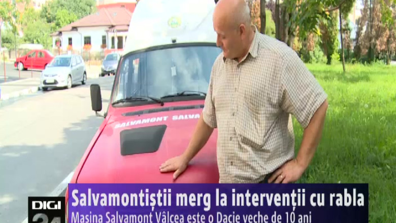 Salvamontistii merg la interventii cu rabla. Masina Salvamont Valcea este o Dacie veche de 10 ani   Imagine