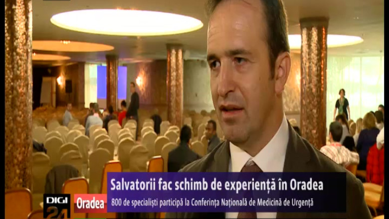Salvatorii fac schimb de experienta in Oradea. 800 de specialisti participa la Conferinta Nationala de Medicina de Urgenta Imagine