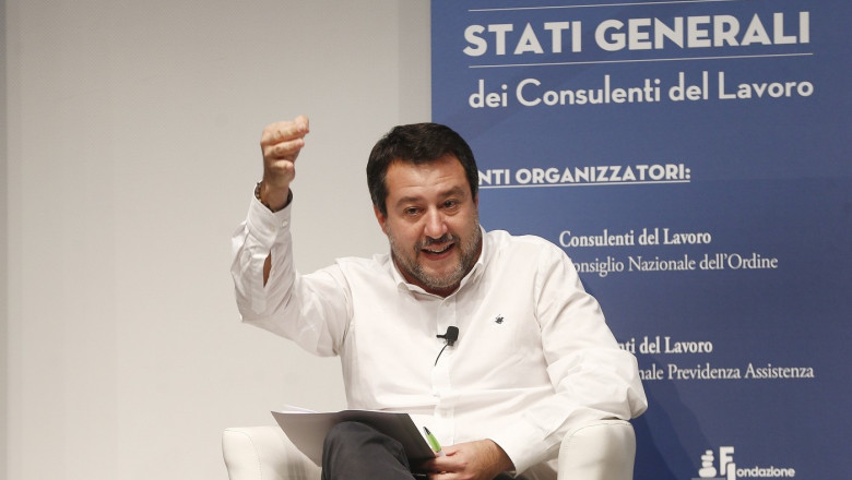 Salvini l-a trimis pe Macron „sa se caute”, dupa ce presedintele francez a vorbit de trimiterea de trupe din Occident in Ucraina Imagine