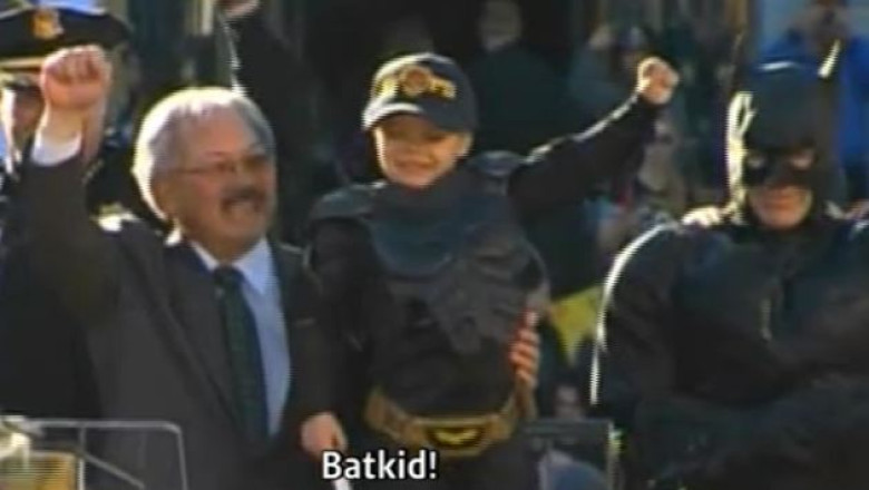 San Francisco s-a transformat in orasul lui Batman pentru un copil care a invins leucemia Imagine