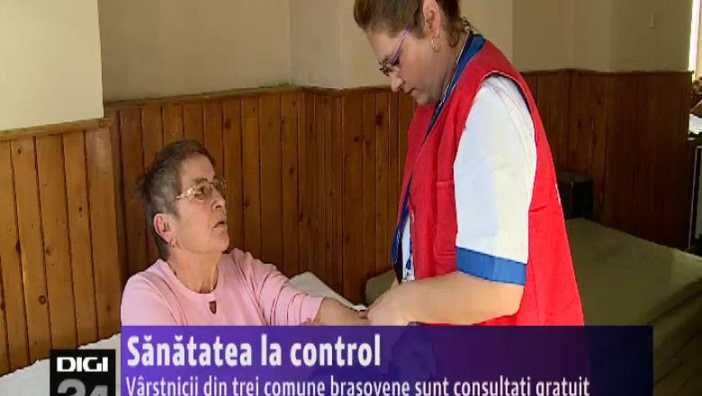 Sanatatea la control. Varstnicii din trei comune brasovene sunt consultati gratuit Imagine